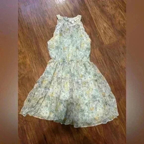 Beautiful Soft Floral Girls Flowy Sleeveless Dress Size Medium - Picture 1 of 9